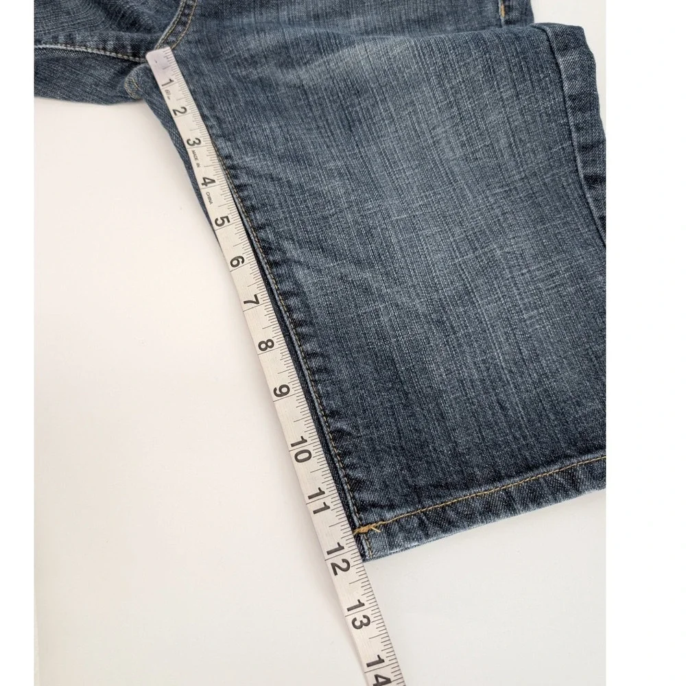 American Rag 90s Y2K Denim Bermuda Shorts Womens 7 Blue Flap Pocket Jorts Skater
